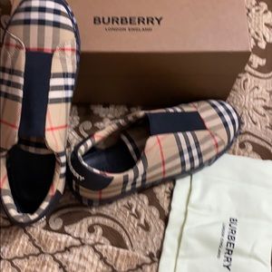 Burberry slip on sneakers